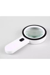 -12 Ledli Işıklı El Büyüteci 90 Mm - 1