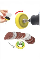 -gravür Makinası Için Mini Cırt Taban Ve 60 Adet Zımpara Seti Depolife-5cm thumbnail 1