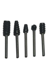 Gravür Mini Törpü Uçları 5 Parça Ahşap Mini Törpü Seti Gravür Makinalarına Uyumlu - 1