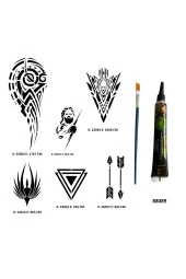 Tribal Kol Hint Kınasıyla Geçici Dövme Yapma Kiti - 1