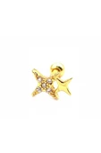Welch Çelik Yıldız Helix Tragus Piercing - 2