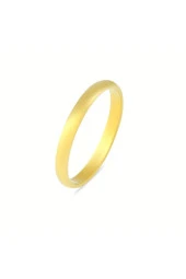 Welch Gold Çelik Minimal Yüzük - 1