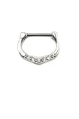 Welch Çelik Taşlı Septum Piercing - 1