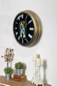 Dream Gift 40 Cm Eskitme Metal Kitap - Insan Duvar Saati - 3