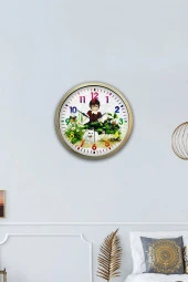 Dream Gift 40 cm Eskitme Metal Çocuk Duvar Saati - 2