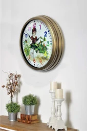 Dream Gift 40 cm Eskitme Metal Çocuk Duvar Saati - 3