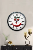 AİB STORE 40 Cm Siyah Metal Mutfak Duvar Saati - 4