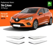 Renault Clio 5 için Krom Sis Çıtası 4 Parça. 2019 Ve Üzeri thumbnail 1