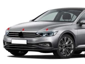 Volkswagen Passat B8.5 için Krom Far Üzeri Çıta Seti 3 Parça 2019 Ve Üzeri - 2