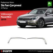 Volkswagen Passat B8.5 için Krom Sis Farı Çerçevesi 2 Parça 2019 Ve Üzeri thumbnail 2
