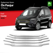 Ford Courier Krom için Ön Panjur 5 Parça. 2018 Ve Üzeri thumbnail 1