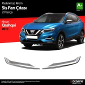 Nissan Qashqai Krom için Sis Farı Çıtası 2 Parça 2017-2021 - 1