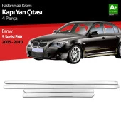 Bmw 5 Serisi için E60 Krom Kapı Yan Çıtası 2005-2010 - 1