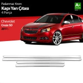 Chevrolet Cruze Sedan için Krom Kapı Yan Çıtası 2011 Üzeri thumbnail 1