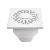Zemin Yer Süzgeci Banyo Izgara Balkon Lavabo Pis Su Gideri Kapak Kapağı Alttan Giderli Yer Sifonu - 4