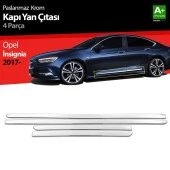 Opel Insignia Krom için Kapı Yan Çıtası 4 Parça 2017 Üzeri thumbnail 1