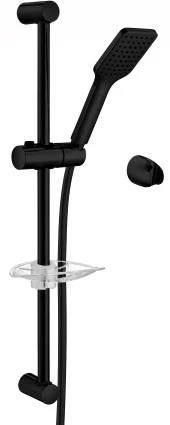 ECA Tiera Banyo Hareketli Sürgülü Duş Seti Üst Takımı Mat Siyah Renkli 102146029C1 thumbnail 1