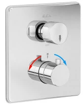 ECA Termostatik Ankastre Banyo Bataryası Sıva Üstü 2 Yollu 102167215-KDE - 1