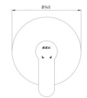 ECA Nita Ankastre Duş Bataryası Sıva Üstü 102167108-Y thumbnail 2