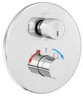 ECA Termostatik Ankastre Banyo Bataryası Sıva Üstü 2 Yollu 102167215-YDE thumbnail 1