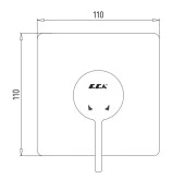ECA Purity Ankastre Duş Bataryası Sıva Üstü 102167102H-K thumbnail 2
