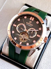 Rwd.29 Reward Tam Otomatik Silikon Kordon İç Fonksiyonları Aktif 3 Atm Suya Dayanıklı Erkek Kol Saat thumbnail 1