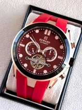 Rwd.31 Reward Tam Otomatik Silikon Kordon İç Fonksiyonları Aktif 3 Atm Suya Dayanıklı Erkek Kol Saat thumbnail 1