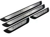 Peugeot 206 Krom için Kapı Eşik Koruması Edition Line 2006-2013 4 Parça - 2