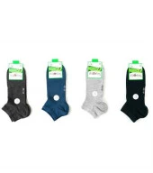 PLUS ERKEK BAMBU PATİK ASORTİ 6LI 4605 - 1