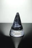 Paşabahçe El İmalatı Kristal Üçgen 11x7 Cm Mini Ağır Cam Aksesuar 1 Adet 1084157 25872 - 1