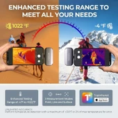 TOPDON TC002 iOS için Termal Kamera 256 x 192 IR Yüksek Çözünürlük - Gri - 3