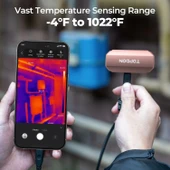 TOPDON TC002 iOS için Termal Kamera 256 x 192 IR Yüksek Çözünürlük - Pembe - 4