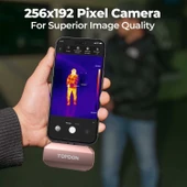 TOPDON TC002 iOS için Termal Kamera 256 x 192 IR Yüksek Çözünürlük - Pembe - 2
