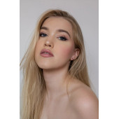 Altın Renk Takı Set7 (Parlak Taşlı Kolye 42cm,Yuvarlak Küpe (3.5cm X 3.5cm),Halka Küpe 25mm) - 4