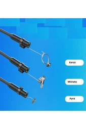 Apprise HK-318 İOS İphone İpad Uyumlu Endoskop Yılan Kamera 10 Metre (Sert Kablo) - 4