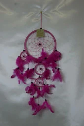 Dream Catcher Düş Kapanı Pembe 11 Cm thumbnail 1