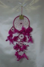 Dream Catcher Düş Kapanı Pembe 11 Cm thumbnail 2