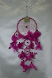 Dream Catcher Düş Kapanı Pembe 11 Cm thumbnail 5