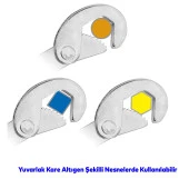 Akıllı Boru İngiliz Anahtarı Çok Amaçlı Nano Grip Kurbağacık Set 2li Set 10 - 24 mm Civata Somun - 6