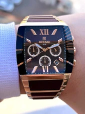 Rwd.40 Reward Çelik/Silikon Kordon İç Fonksiyonlar Aktif 3 Atm Suya Dayanıklı Erkek Kol Saat thumbnail 2