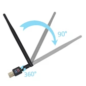 900 Mbps USB 2.0 Mini Wifi Adaptörü 802.11N / G/b Kablosuz Alıcı YD-35 - 6