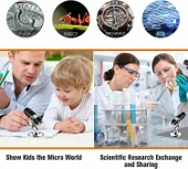 Bysameyee USB Dijital Mikroskop 40X-1000X, 8 LED Büyütme Endoskop Kamera - 3