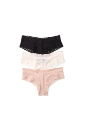 Victorias Secret Dantelli Cheeky Külot 3lü - 1