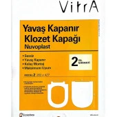 VİTRA UNİVERSAL 1 NUVOPLAST SOFT KLOZET KAPAĞI 109-003-009 - 2