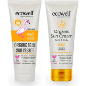 Ecowell Organik Güneş Kremi Seti 50 Spf (Bebek + Yetişkin) - 1