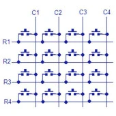 16 Butonlu 4x4 Matrix Tuş Takımı thumbnail 2
