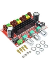 TPA3116 12V-24V 2*50W + Subwoofer 3 Kanallı Dijital Amplifikatör Modülü - 1