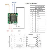 TEA5767 76MHz 108MHz FM Programlanabilir Stereo Radio Modülü - 2