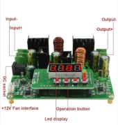 D3806 CNC DC Sabit Akım Ayarlı Gerilim Azaltıcı Modül thumbnail 2