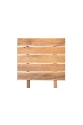 Ahşap Yer Karosu Bahçe Karosu Zemin Döşeme 45 X 45 Cm (0,81 M2) 4 Adet - 1